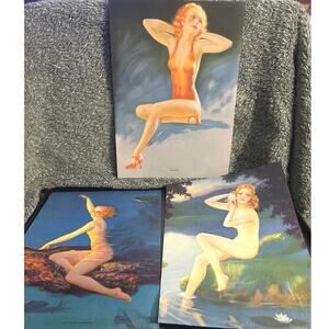 1930’s Pin Up Lithographs